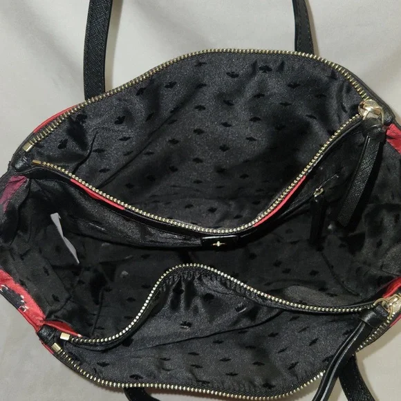 Kate Spade Wilson Road Poppy Alyse Nylon Floral Satchel Tote - Picture 13 of 16